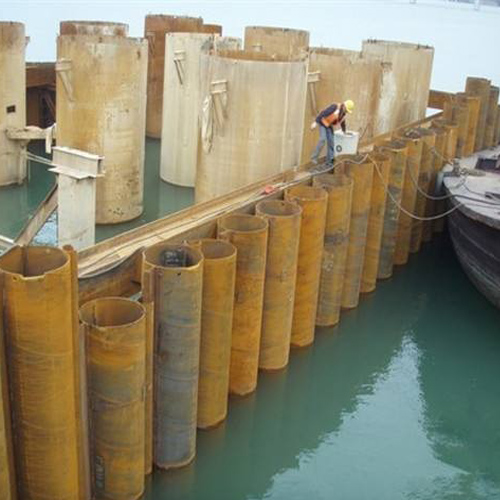 鹤岗钢护筒现场安装